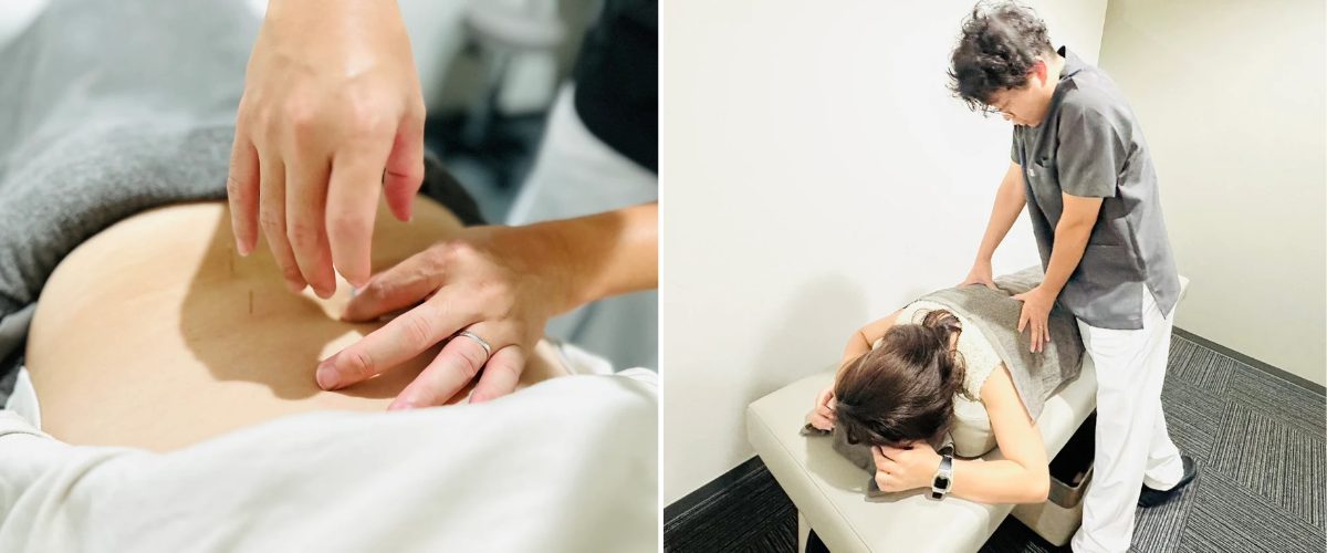 野崎駅前鍼灸整骨院　施術光景